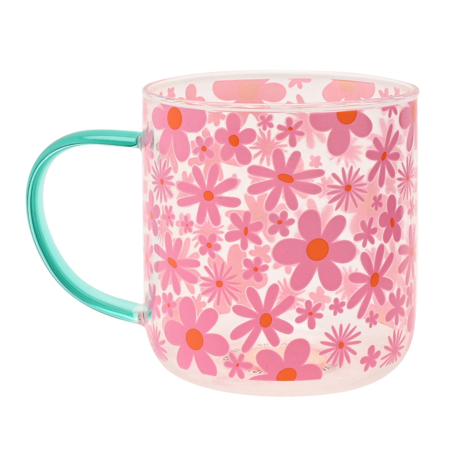 Studio Blom Floral Glass Mug Mugs & Cups Studio Blom Quirky Turkey Gifts