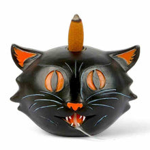 Black Cat Backflow Incense Burner Halloween Gift Decor Home Fragrance Spirit of equinox Quirky Turkey Gifts