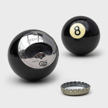 Black Eight Ball Bottle Opener, Stainless Steel Opener, Made From a Real 8 Ball 🎱 Gadgets SuckUK Quirky Turkey Gifts