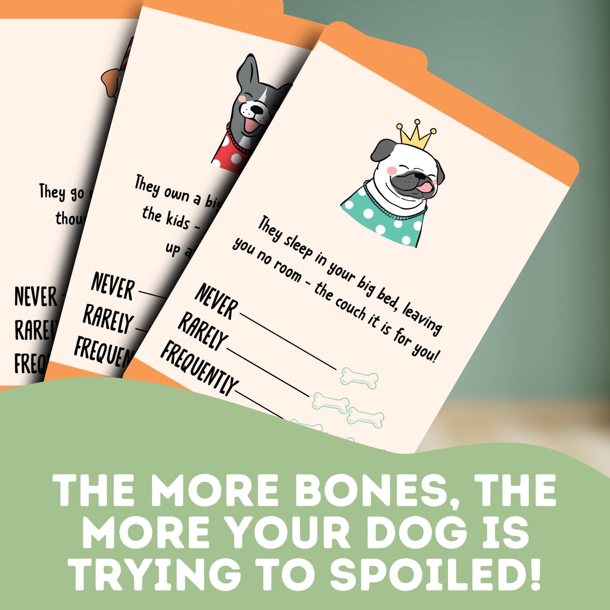How to Tell If Your Dog Is Spoiled Card Game – Boxer Gifts Card Games Boxer Gifts Quirky Turkey Gifts