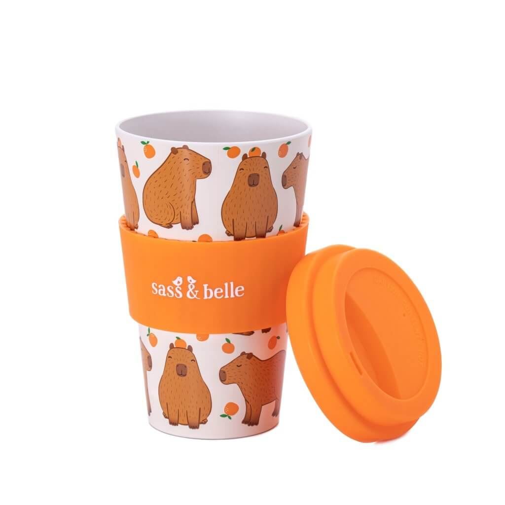 Capybara Travel Coffee Mug Drinkware Sass and Belle Quirky Turkey Gifts