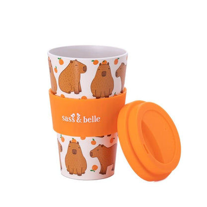 Capybara Travel Coffee Mug Drinkware Sass and Belle Quirky Turkey Gifts