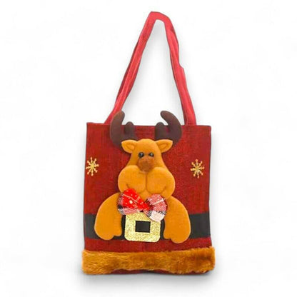 Christmas Felt Gift Bag, Candy Bag, Christmas Tote Bags Christmas Tote Bags Fashion Accessories Quirky Turkey Gifts