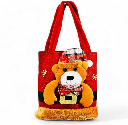 Christmas Felt Gift Bag, Candy Bag, Christmas Tote Bags Christmas Tote Bags Fashion Accessories Quirky Turkey Gifts