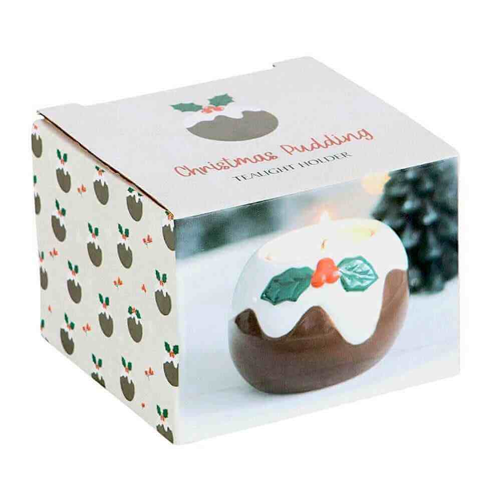 Christmas Pudding Tealight Candle Holder Home & Garden Jones Home & Gifts Quirky Turkey Gifts
