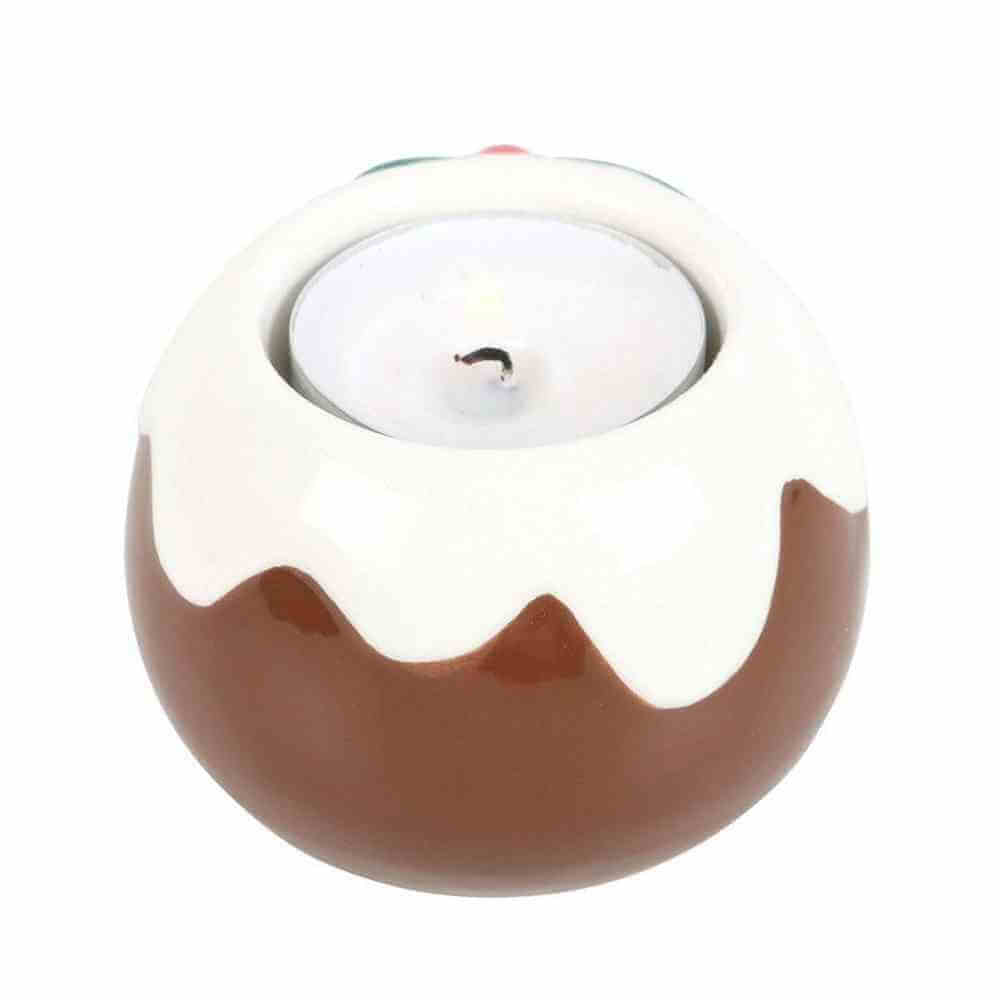 Christmas Pudding Tealight Candle Holder Home & Garden Jones Home & Gifts Quirky Turkey Gifts