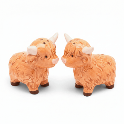 Country Living Highland Cow Salt & Pepper Shakers Salt n Pepper Shakers Country Living Quirky Turkey Gifts