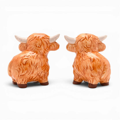 Country Living Highland Cow Salt & Pepper Shakers Salt n Pepper Shakers Country Living Quirky Turkey Gifts