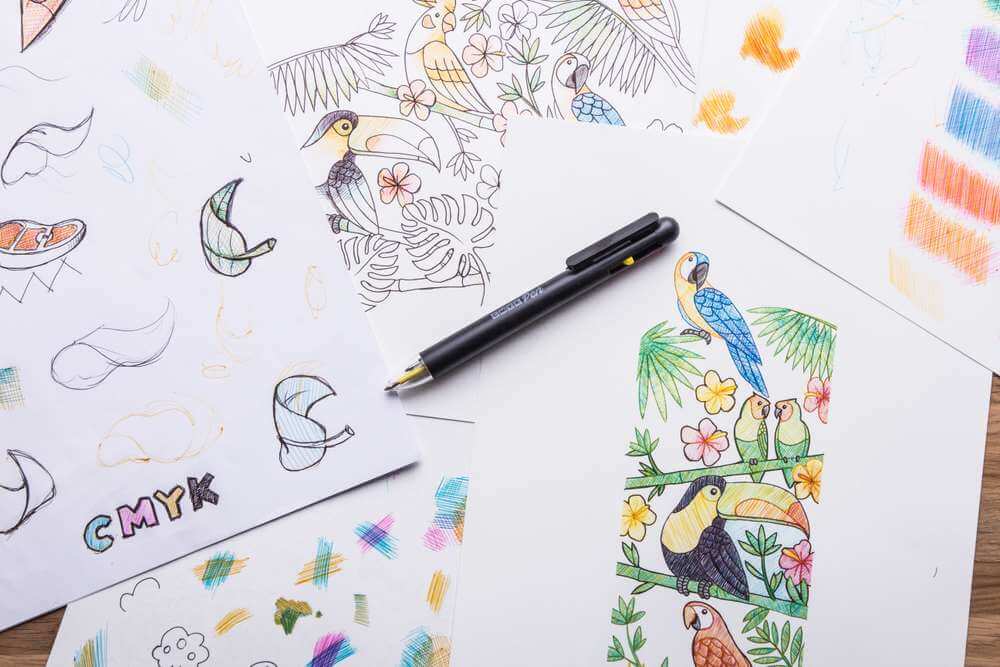 CMYK Make Full-Colour Art with This Ballpoint Pen Gadgets SuckUK Quirky Turkey Gifts