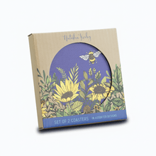 Ceramic Coasters Sunflower Bee Butterfly Flowers Floral Tableware & Coasters Half Moon Bay Quirky Turkey Gifts