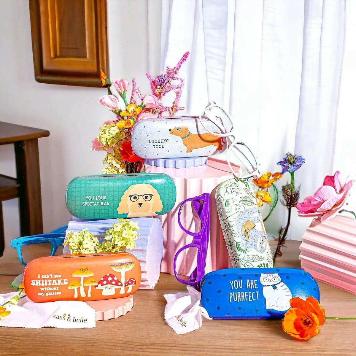 Cockapoo Glasses Case with Cleaning Cloth Eyewear Cases & Holders Sass and Belle Quirky Turkey Gifts