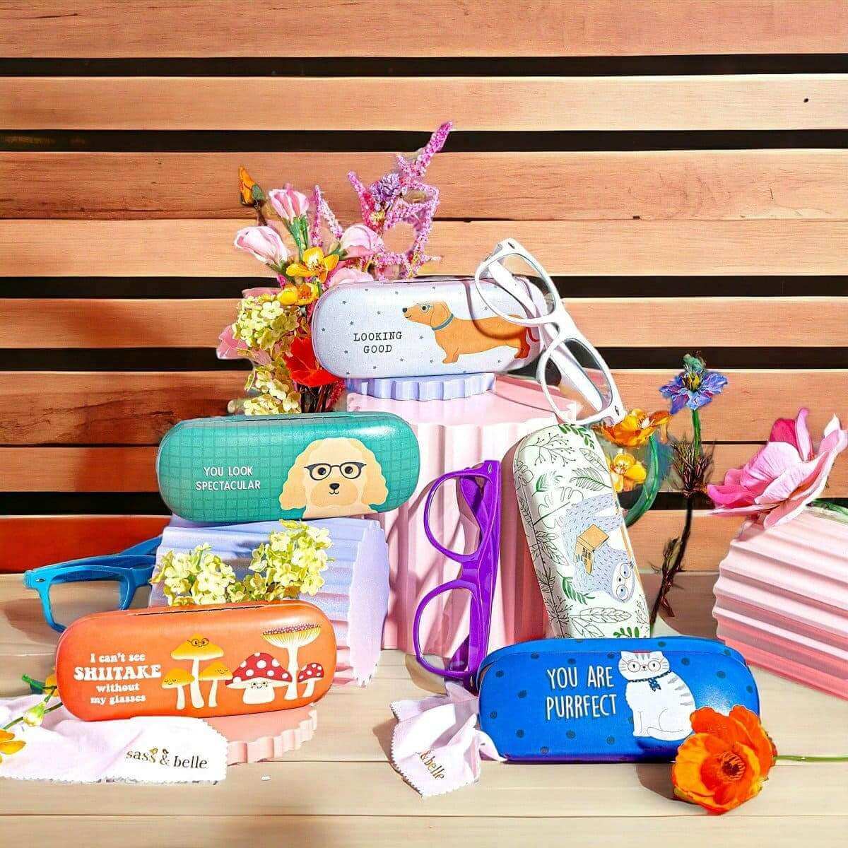 Cockapoo Glasses Case with Cleaning Cloth Eyewear Cases & Holders Sass and Belle Quirky Turkey Gifts