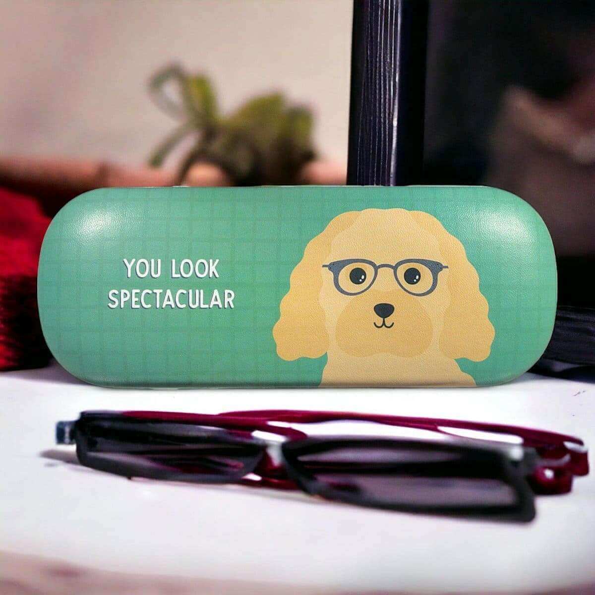 Cockapoo Glasses Case with Cleaning Cloth Eyewear Cases & Holders Sass and Belle Quirky Turkey Gifts