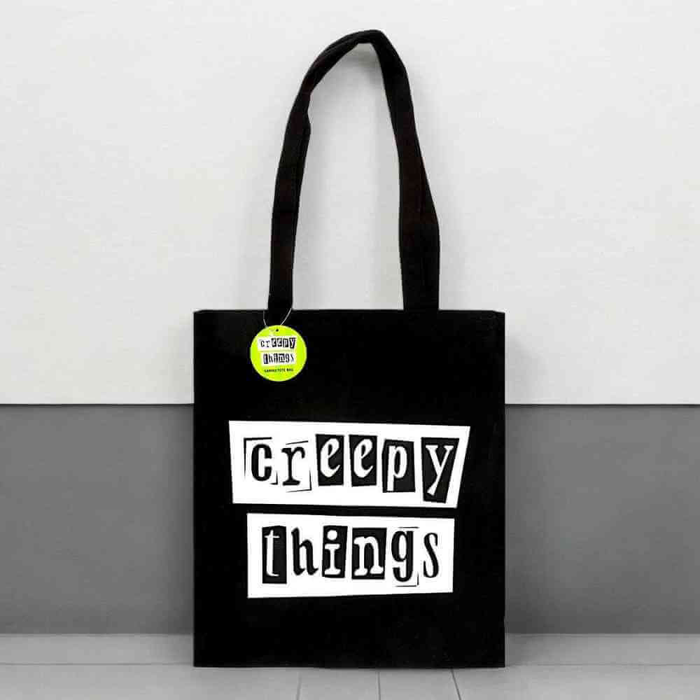 Creepy Things Polycotton Tote Bag for Spooky Adventures Lunch Boxes & Totes Spirit of equinox Quirky Turkey Gifts