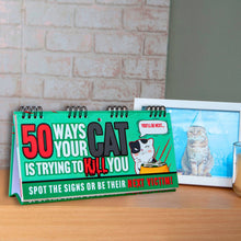 50 Ways Your Cat Is Trying To Kill You Flipbook - Cat Gifts Flip Books Boxer Gifts Quirky Turkey Gifts