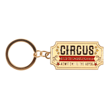 Admit One To The Abyss Ticket Keyring Keyrings Spirit of equinox Quirky Turkey Gifts