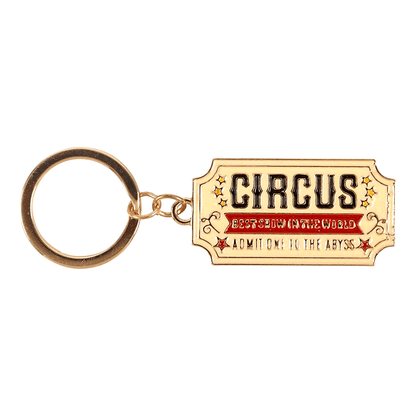 Admit One To The Abyss Ticket Keyring Keyrings Spirit of equinox Quirky Turkey Gifts
