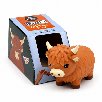 Highland Coo Maltose Squishy Stress & Fidget Toy