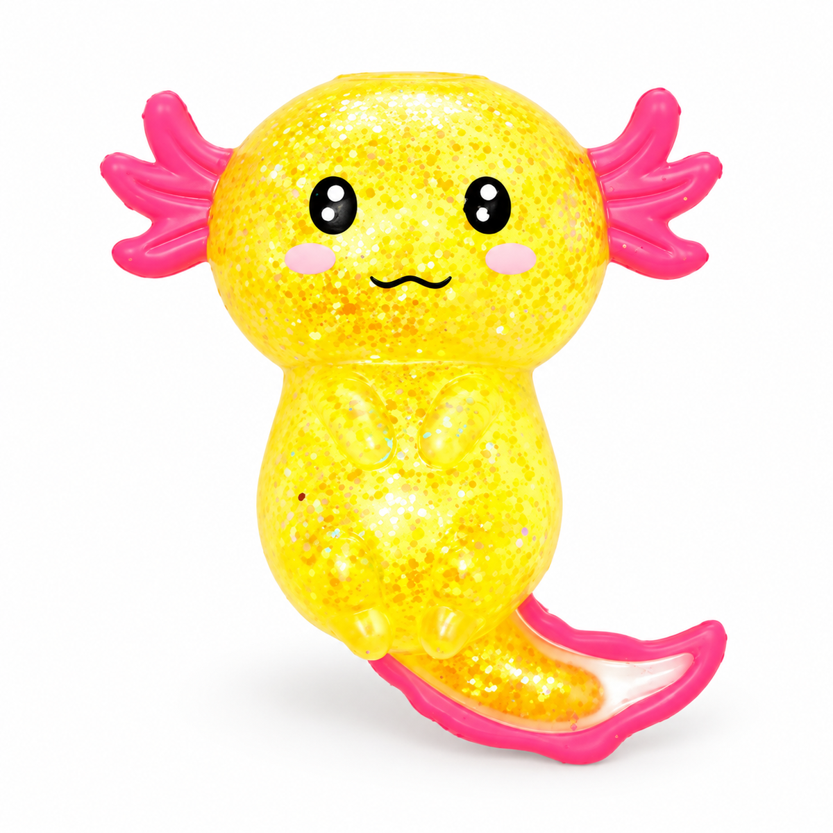 Puckator Glitter Axolotl Maltose Squeezy Stress Toy