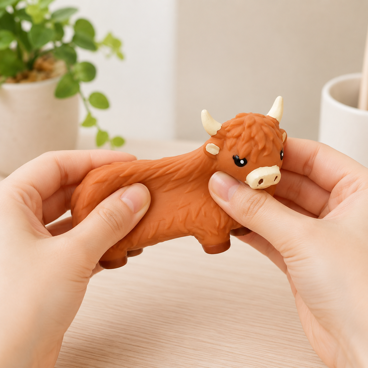 Highland Coo Maltose Squishy Stress & Fidget Toy