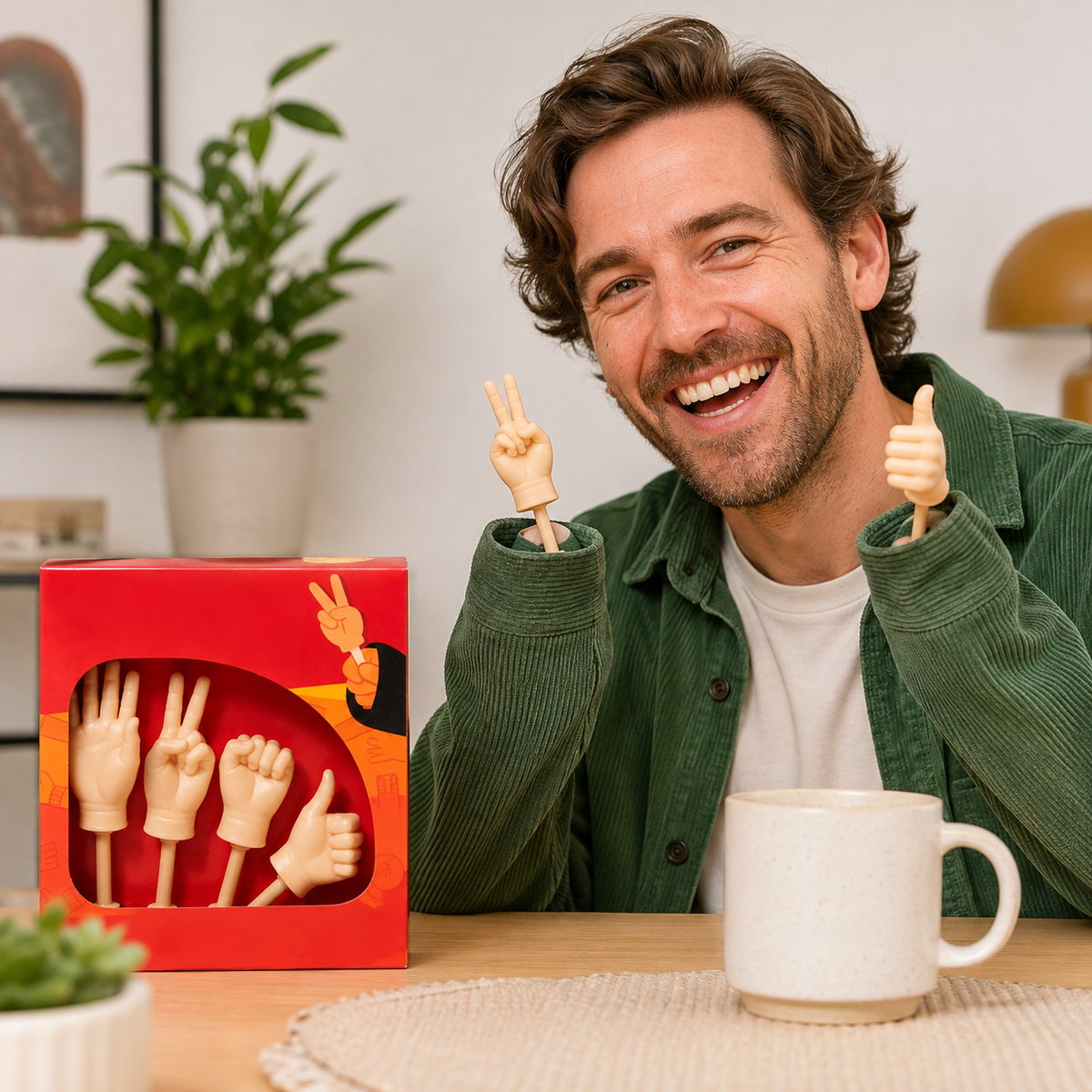 Lend A Tiny Hand – 6 Mini Hands Novelty Prank Gift | Boxer Gifts