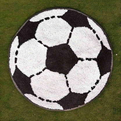 Football Shaped Bedroom Rug ⚽ Bedroom Rugs Sass and Belle Quirky Turkey Gifts