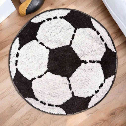 Football Shaped Bedroom Rug ⚽ Bedroom Rugs Sass and Belle Quirky Turkey Gifts