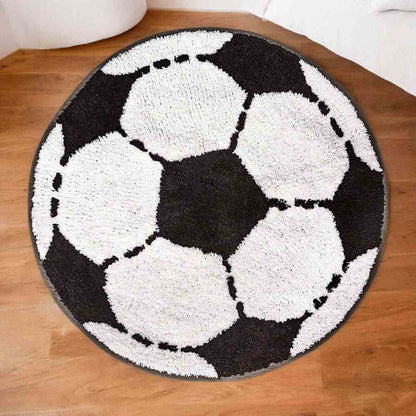 Football Shaped Bedroom Rug ⚽ Bedroom Rugs Sass and Belle Quirky Turkey Gifts
