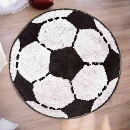 Football Shaped Bedroom Rug ⚽ Bedroom Rugs Sass and Belle Quirky Turkey Gifts