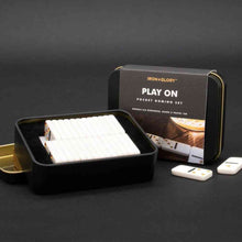 Play On, Iron and Glory Mini Travel Domino Set for Fun Games Toys and Games Iron and Glory Quirky Turkey Gifts