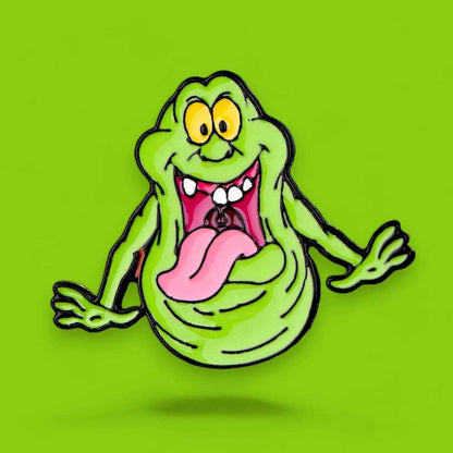 Ghostbusters Slimer Enamel Pin Brooch | Green Ghost Badge Brooches & Pin Badges Fashion Accessories Quirky Turkey Gifts