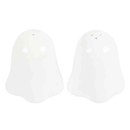 Halloween Ghost Spooky Salt and Pepper Shakers Condient Set of 2 Tableware & Coasters Spirit of equinox Quirky Turkey Gifts