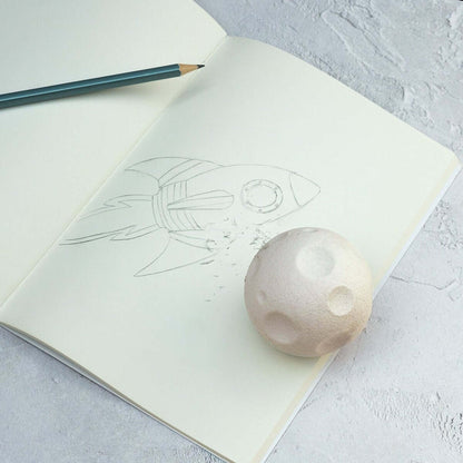 Giant celestial Lunar Moon Rubber Eraser Stationery Gadgets SuckUK Quirky Turkey Gifts