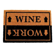 Humorous Wine or Work Doormat for Home Entryway Rugs & Doormats Spirit of equinox Quirky Turkey Gifts