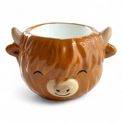 Highland Cow Egg Cup Home & Garden Sass and Belle Quirky Turkey Gifts