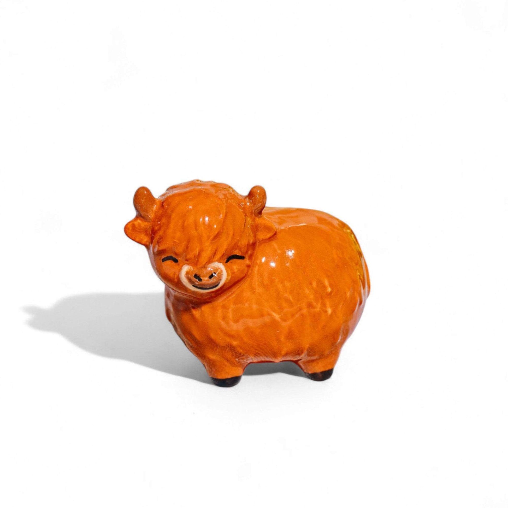 Highland Cow With Gift Box, Ideal Present, Teachers Thank You Gifts, Token Gift Home & Garden Sass and Belle Quirky Turkey Gifts