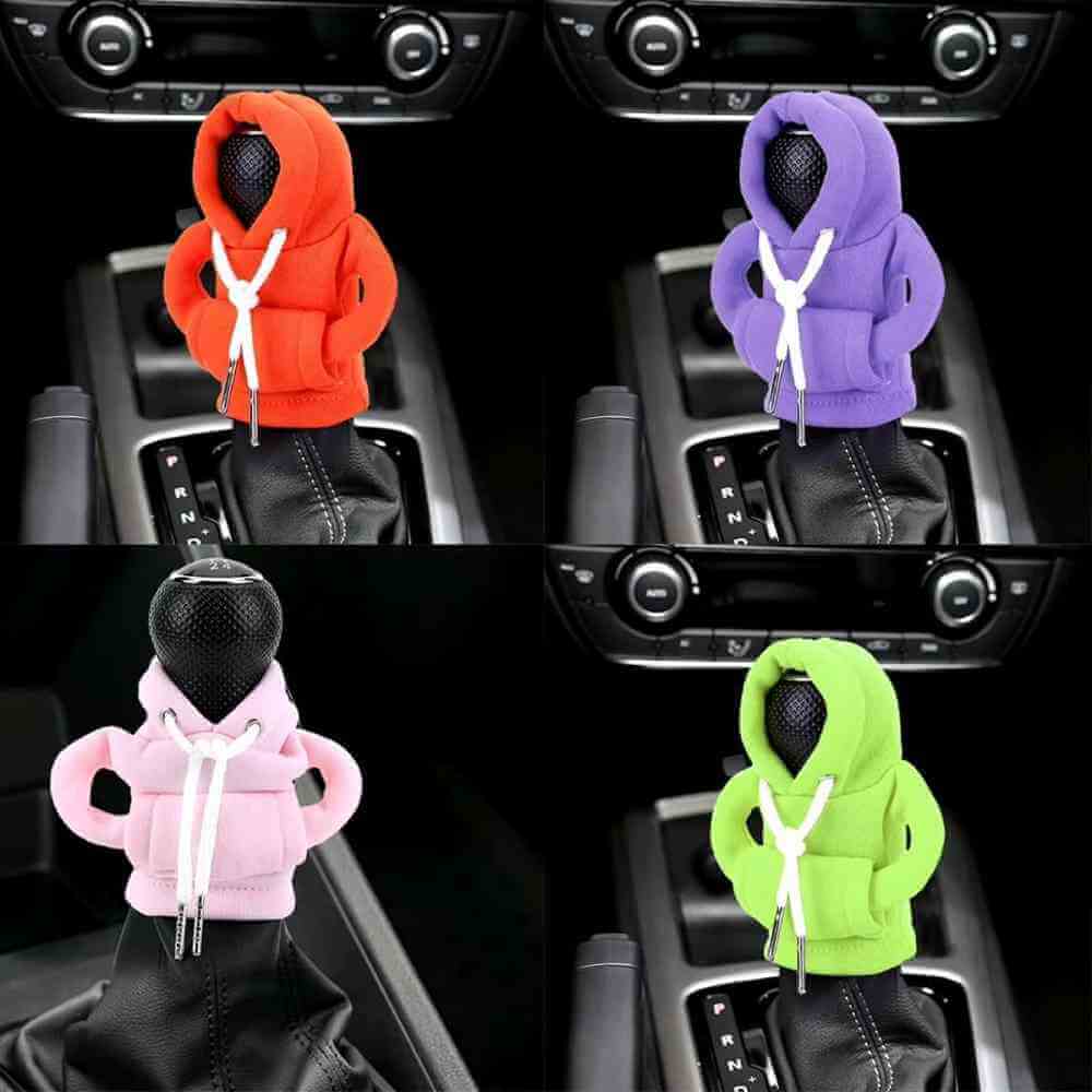 Car Gear Shift Hoodie | Gear Stick Cover Vehicle Decor Fashion Accessories Quirky Turkey Gifts