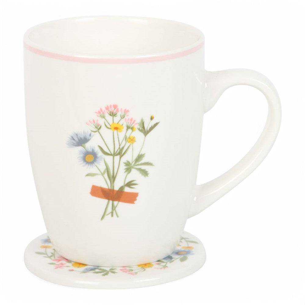 Surprise Mum on Mothers Day Ceramic Mug & Coaster Set Mugs & Cups Jones Home & Gifts Quirky Turkey Gifts