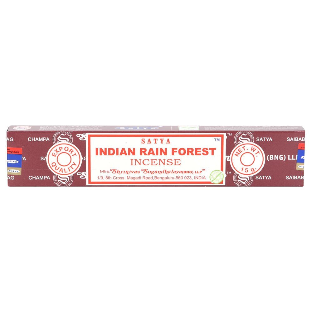 Indian Rain Forest Incense Sticks by Satya, Meditation and Calming Incense Sticks Satya Quirky Turkey Gifts