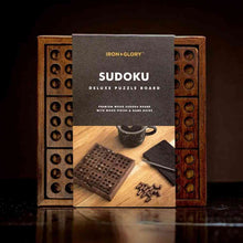 Deluxe Wooden Sudoku Puzzles and Solutions Set By Iron and Glory Toys and Games Iron and Glory Quirky Turkey Gifts