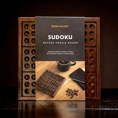Deluxe Wooden Sudoku Puzzles and Solutions Set By Iron and Glory Toys and Games Iron and Glory Quirky Turkey Gifts
