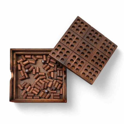 Deluxe Wooden Sudoku Puzzles and Solutions Set By Iron and Glory Toys and Games Iron and Glory Quirky Turkey Gifts