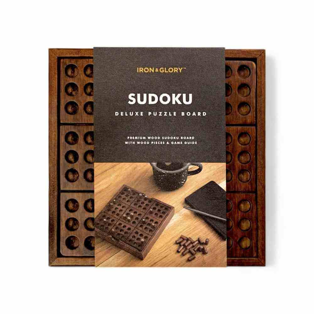 Deluxe Wooden Sudoku Puzzles and Solutions Set By Iron and Glory Toys and Games Iron and Glory Quirky Turkey Gifts