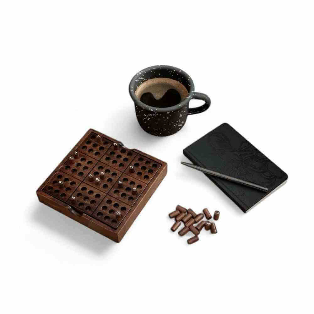Deluxe Wooden Sudoku Puzzles and Solutions Set By Iron and Glory Toys and Games Iron and Glory Quirky Turkey Gifts