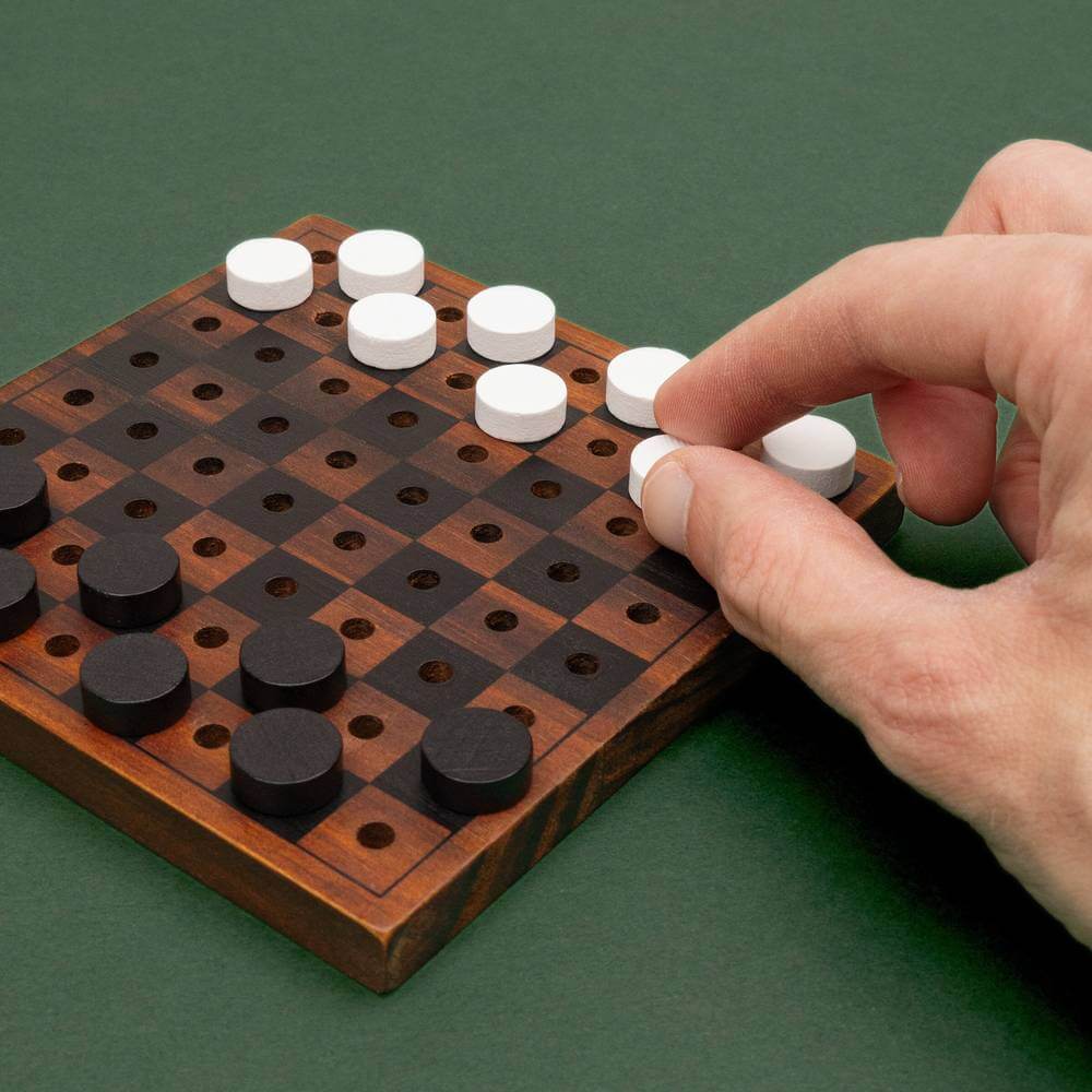 Iron & Glory Wooden 2 in 1 Games Set Chess And Checkers Toys and Games Iron and Glory Quirky Turkey Gifts