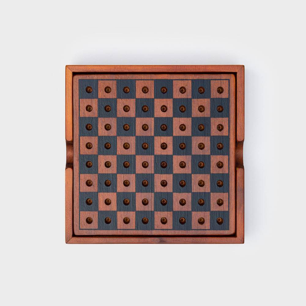 Iron & Glory Wooden 2 in 1 Games Set Chess And Checkers Toys and Games Iron and Glory Quirky Turkey Gifts
