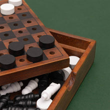 Iron & Glory Wooden 2 in 1 Games Set Chess And Checkers Toys and Games Iron and Glory Quirky Turkey Gifts