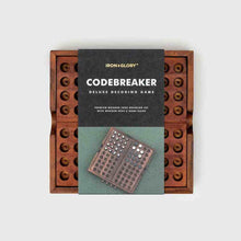 Deluxe Wooden Code Breaker, Crack a Code Brain Teaser Game Toys and Games Iron and Glory Quirky Turkey Gifts