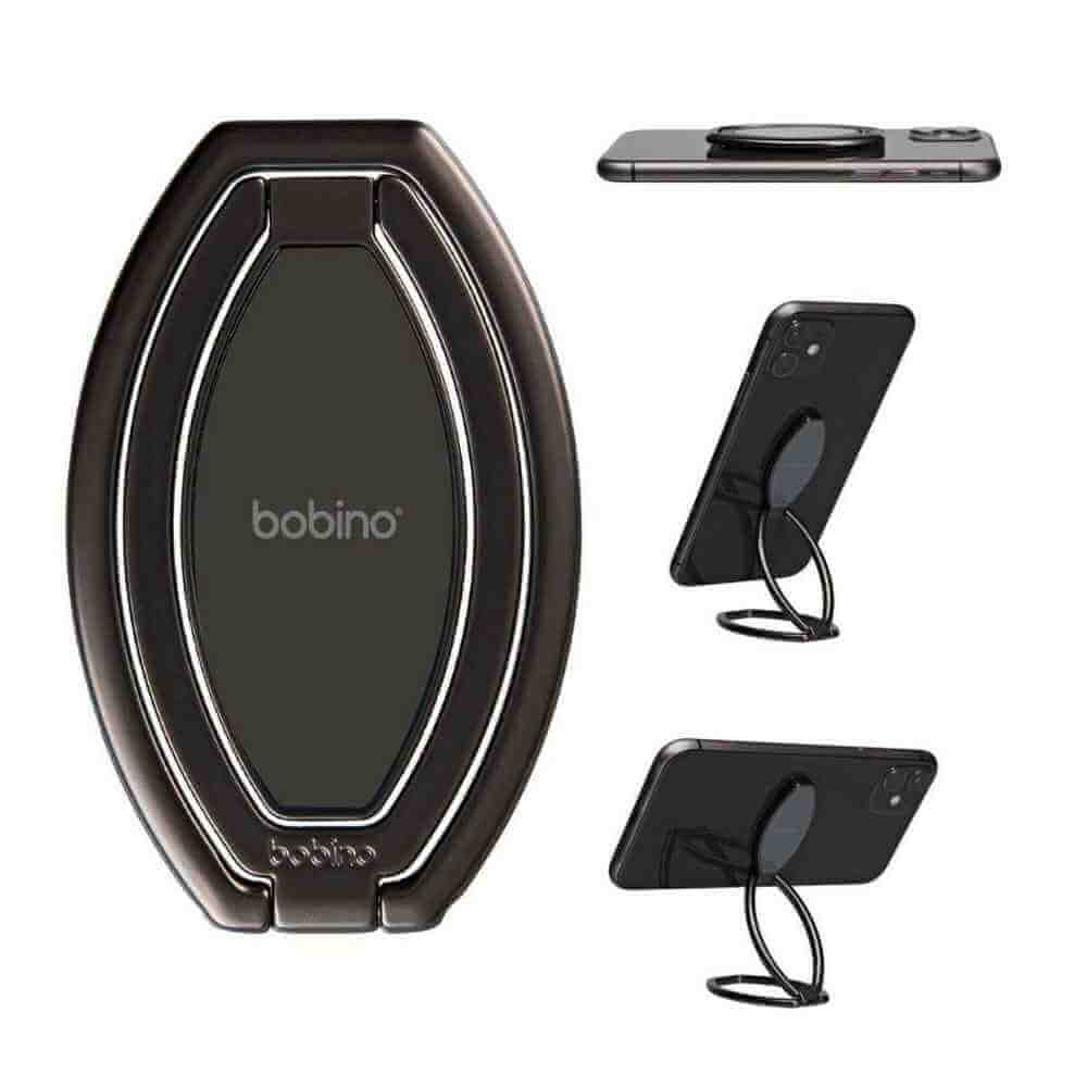KickFlip - Black Mobile Phone Holder, Stand, hands-free By Bobino Mobile Phone Stands Bobino Quirky Turkey Gifts