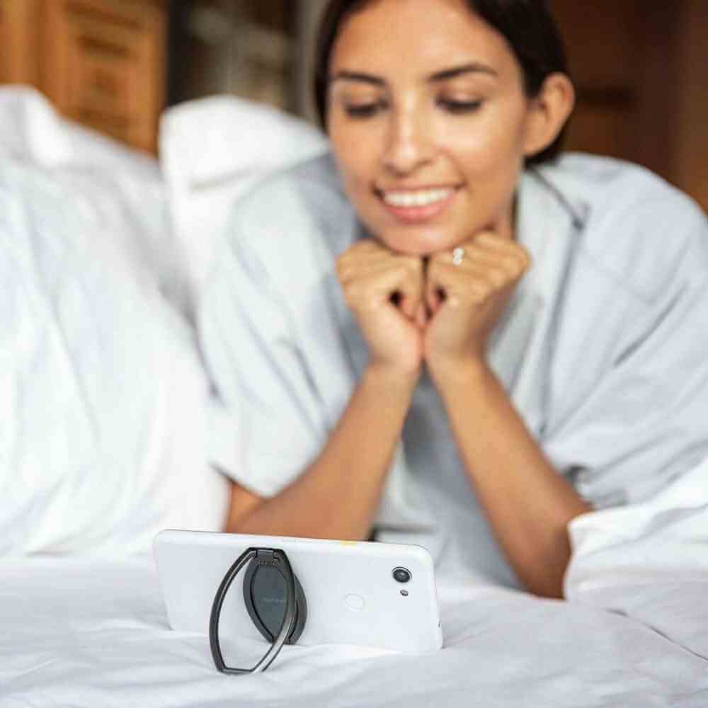KickFlip - Black Mobile Phone Holder, Stand, hands-free By Bobino Mobile Phone Stands Bobino Quirky Turkey Gifts